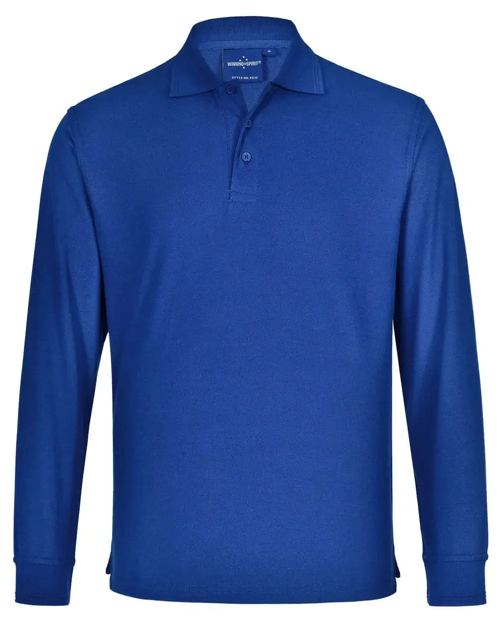 Winning Spirit Traditional Poly/Cotton Unisex Polo Shirt PS12 Casual Wear Winning Spirit Royal XS